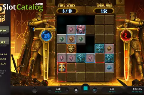 Οθόνη9. Templar Tumble 2 Dream Drop Κουλοχέρης