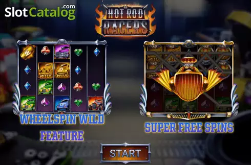 Οθόνη2. Hot Rod Racers Κουλοχέρης