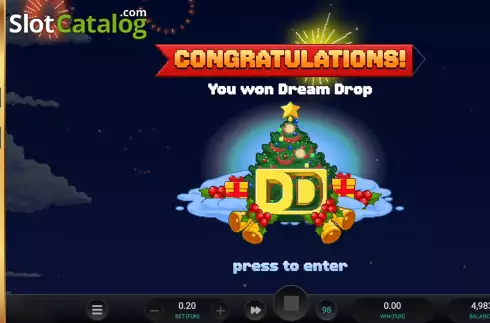 Οθόνη5. Santa’s Stack Dream Drop Κουλοχέρης