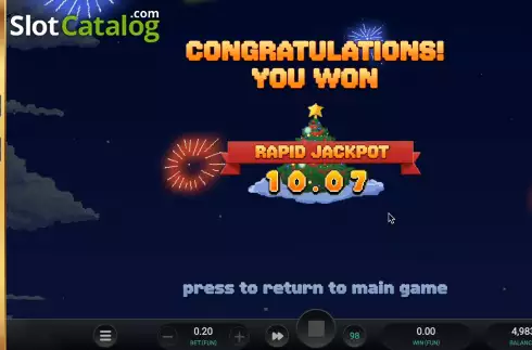 Οθόνη8. Santa’s Stack Dream Drop Κουλοχέρης
