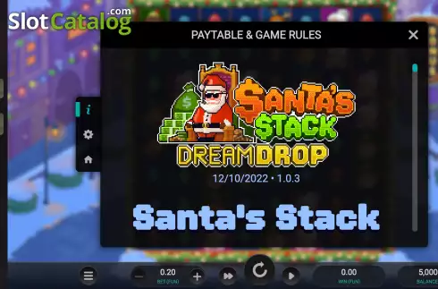 Οθόνη9. Santa’s Stack Dream Drop Κουλοχέρης