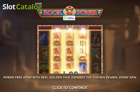 Οθόνη2. Book of Power (Relax Gaming) Κουλοχέρης