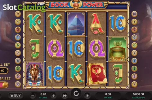 Οθόνη3. Book of Power (Relax Gaming) Κουλοχέρης