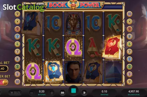 Οθόνη5. Book of Power (Relax Gaming) Κουλοχέρης