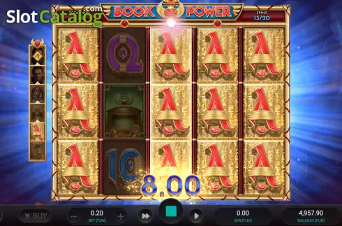 Οθόνη9. Book of Power (Relax Gaming) Κουλοχέρης