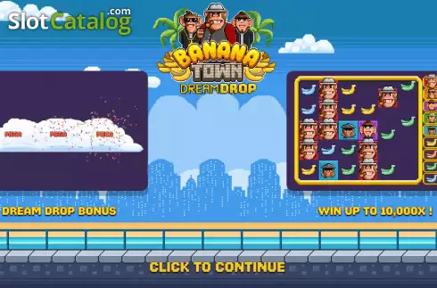 Οθόνη2. Banana Town Dream Drop Κουλοχέρης