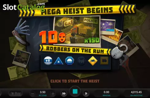 Οθόνη6. Mega Heist Κουλοχέρης 