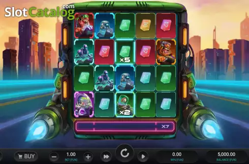 Οθόνη3. Galactic Racers Dream Drop Κουλοχέρης