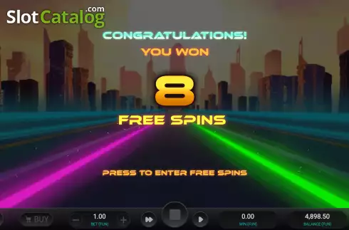 Οθόνη5. Galactic Racers Dream Drop Κουλοχέρης