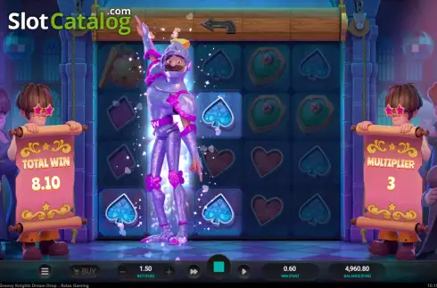 Οθόνη3. Groovy Knights Dream Drop Κουλοχέρης