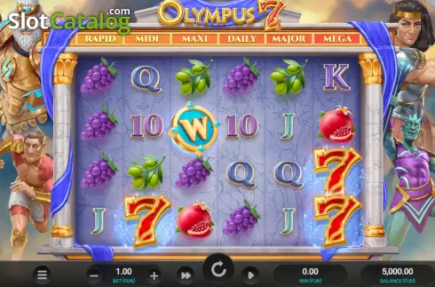 Οθόνη2. Olympus 7’s Dream Drop Κουλοχέρης