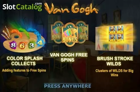 Οθόνη2. Van Gogh (Million Games) Κουλοχέρης 