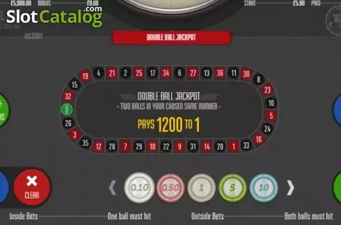 Οθόνη3. Double Ball Roulette (Felt Gaming) Κουλοχέρης 