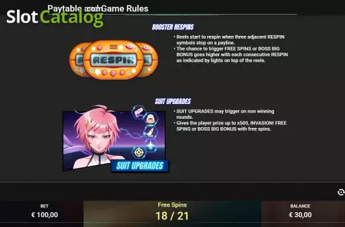 Οθόνη9. Sakurada Battle Angel Κουλοχέρης 