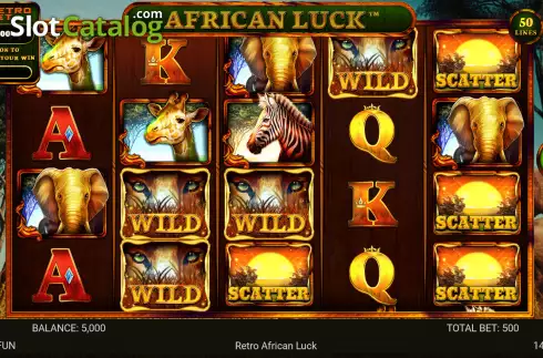 Οθόνη2. African Luck Κουλοχέρης 