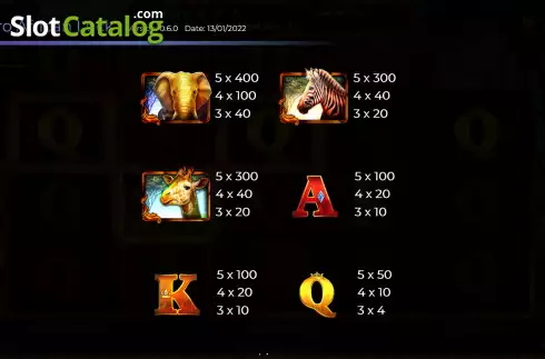 Οθόνη7. African Luck Κουλοχέρης 