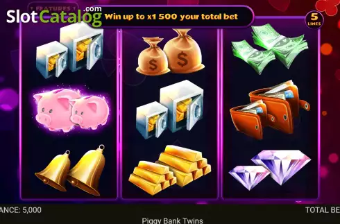Οθόνη2. Piggy Bank Twins Κουλοχέρης