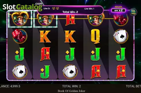 Οθόνη4. Book of Golden Joker Κουλοχέρης
