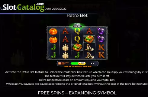 Οθόνη9. Book of Pumpkin (Retro Gaming) Κουλοχέρης