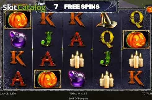 Οθόνη6. Book of Pumpkin (Retro Gaming) Κουλοχέρης
