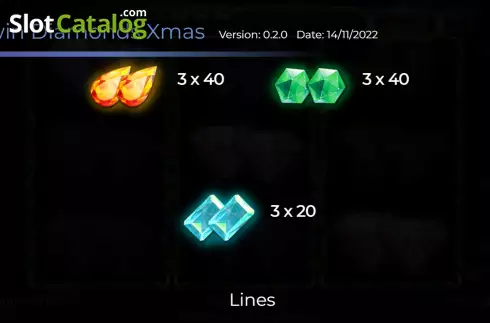 Οθόνη8. Twin Diamonds Xmas Edition Κουλοχέρης