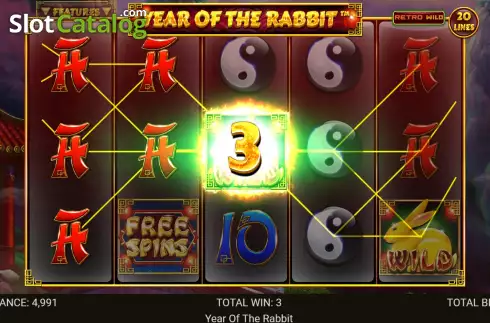 Οθόνη3. Year of the Rabbit (Retro Gaming) Κουλοχέρης