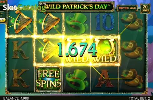Οθόνη4. Wild Patrick's Day Κουλοχέρης