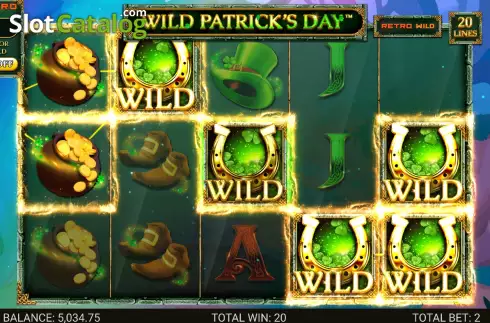 Οθόνη6. Wild Patrick's Day Κουλοχέρης