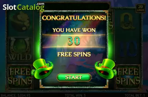 Οθόνη9. Wild Patrick's Day Κουλοχέρης