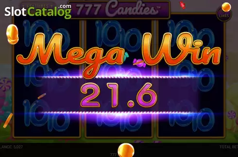 Οθόνη5. 777 Candies Κουλοχέρης
