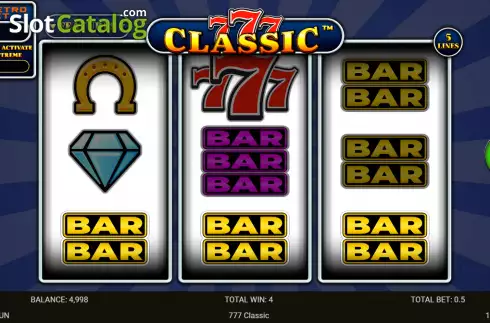 Οθόνη4. 777 Classic Κουλοχέρης 