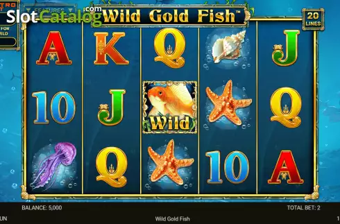 Οθόνη2. Wild Gold Fish Κουλοχέρης