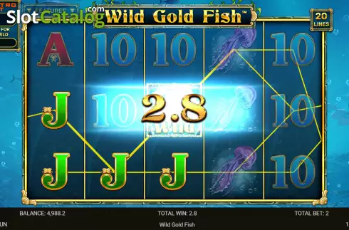 Οθόνη4. Wild Gold Fish Κουλοχέρης