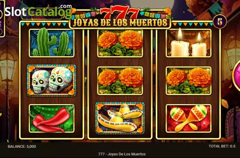 Οθόνη2. 777 - Joyas De Los Muertos Κουλοχέρης