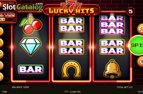 Οθόνη2. 777 Lucky Hits Κουλοχέρης
