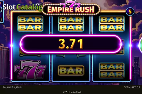 Οθόνη3. 777 Empire Rush Κουλοχέρης