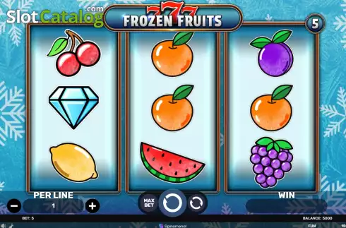 Οθόνη2. 777 Frozen Fruits Κουλοχέρης 