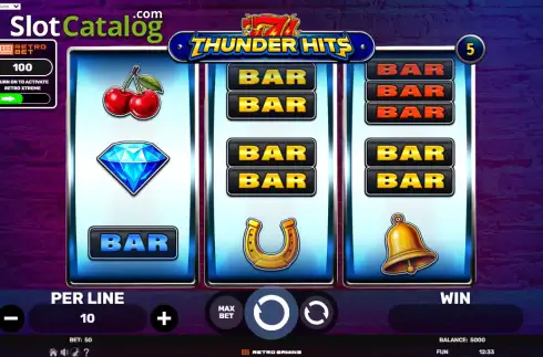 Οθόνη2. 777 Thunder Hits Κουλοχέρης 