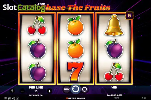 Οθόνη2. Chase The Fruits Κουλοχέρης