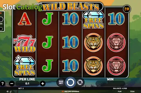 Οθόνη2. Wild Beasts Κουλοχέρης