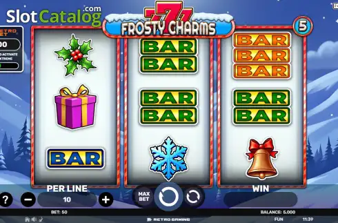 Οθόνη2. 777 - Frosty Charms Κουλοχέρης