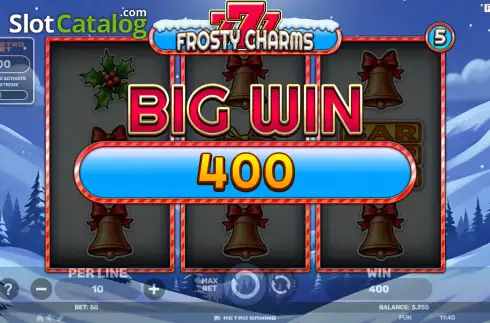 Οθόνη3. 777 - Frosty Charms Κουλοχέρης