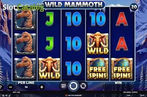 Οθόνη2. Wild Mammoth Κουλοχέρης