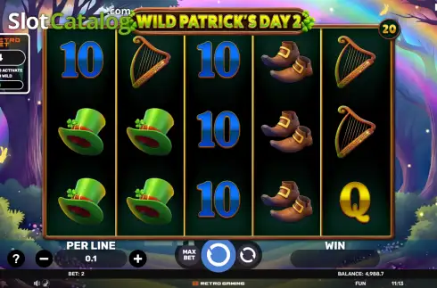 Οθόνη2. Wild Patrick's Day 2 Κουλοχέρης 