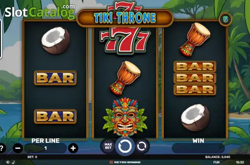 Οθόνη2. 777 - Tiki Throne Κουλοχέρης