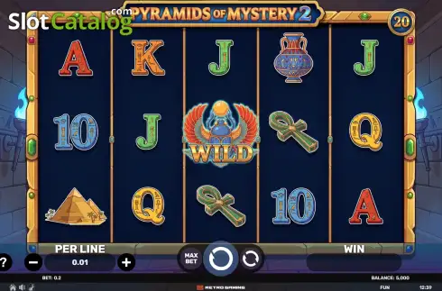Οθόνη2. Pyramids of Mystery 2 Κουλοχέρης