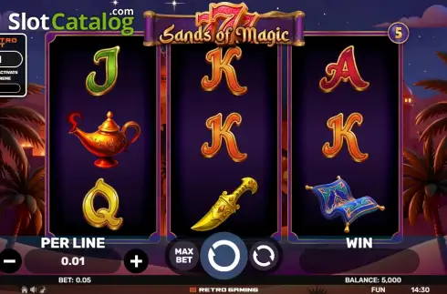 Οθόνη2. 777 - Sands of Magic Κουλοχέρης 