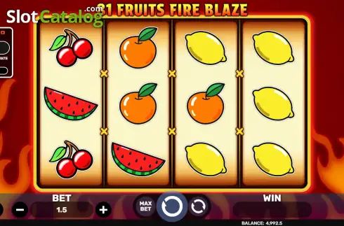 Οθόνη2. 81 Fruits Fire Blaze Κουλοχέρης