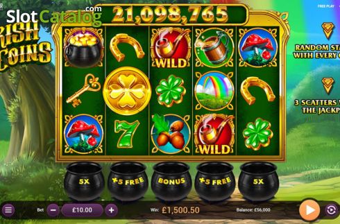 Οθόνη2. Irish Coins (Revolver Gaming) Κουλοχέρης