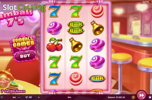 Οθόνη5. Gumball 7's Κουλοχέρης 